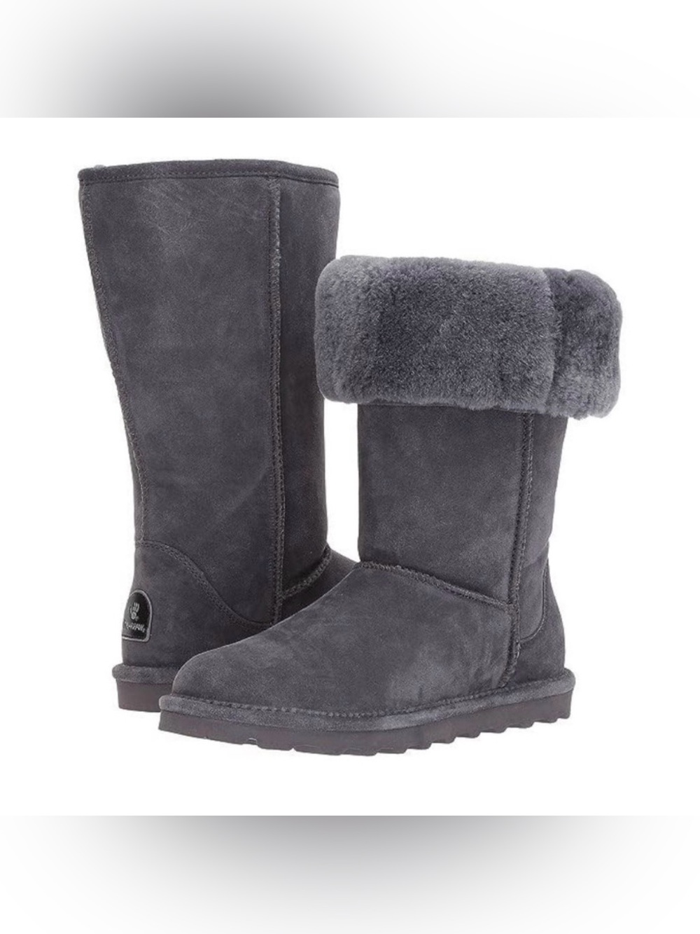 NIB BearPaw Elle Tall Water Resistant Boot- Charcoal